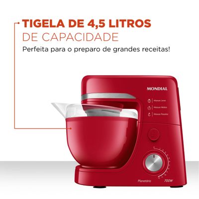Batedeira Planetária Mondial BP-03-R 220V