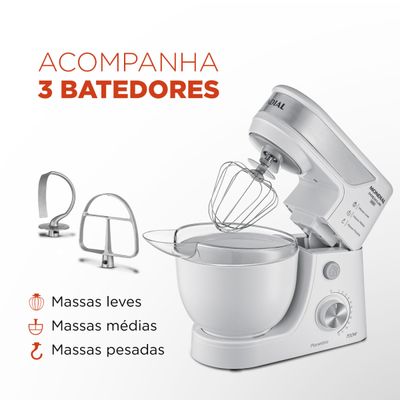 Batedeira Planetária Mondial Premium BP-01P-W 110V