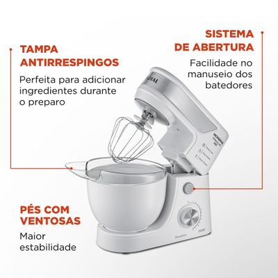 Batedeira Planetária Mondial Premium BP-01P-W 110V