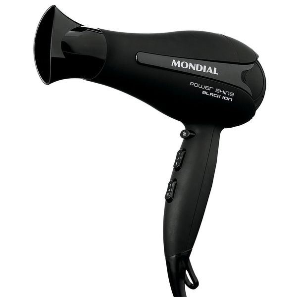 Secador de Cabelos Mondial Power Shine Black SC-13 110V