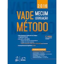 Livro - Vade Método: Mecum Legislação - 4ª Edição/2016 - Equipe Método