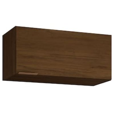 Cozinha Completa Bartira Rubi com 7 Portas e 5 Gavetas - 280cm de largura Marrom