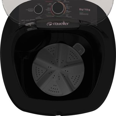 Máquina de Lavar Semiautomática 14kg Mueller Big Preta 220V