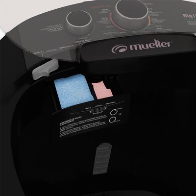 Máquina de Lavar Semiautomática 14kg Mueller Big Preta 220V