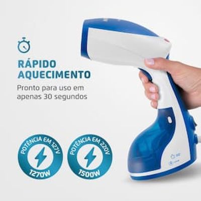 Passadeira a Vapor Mondial Fast Steam VP-09 - Branco/Azul branco,azul / 110