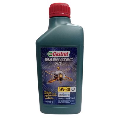 Óleo Lubrificante do Motor 5W30 C3 Castrol Magnatec SUV - 1L