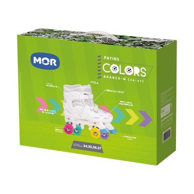 Patins Branco Color M (34-37)