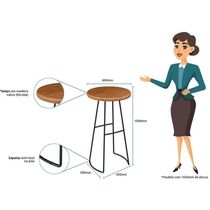 Conjunto Mesa Bistrô Com 4 Banquetas Aérea Gourmet York