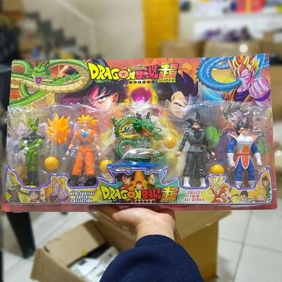 Kit Bonecos Dragon Ball Z Action Figure + Esféras Do Dragão