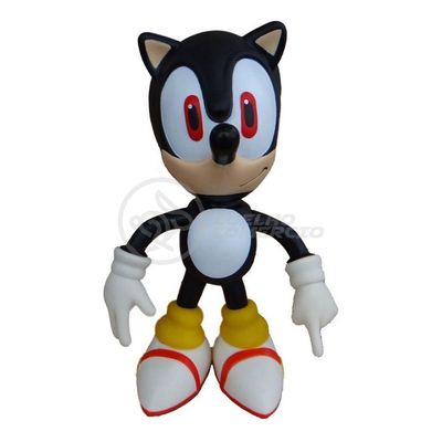 Boneco Action Figure Shadow Sonic Black Preto Articulado 23cm