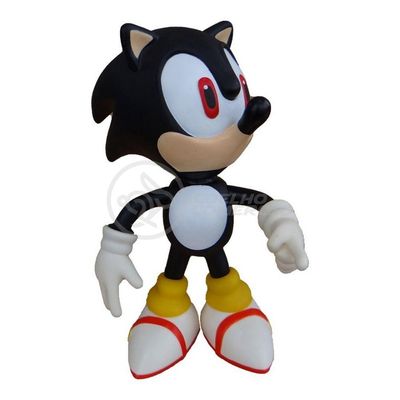 Boneco Action Figure Shadow Sonic Black Preto Articulado 23cm