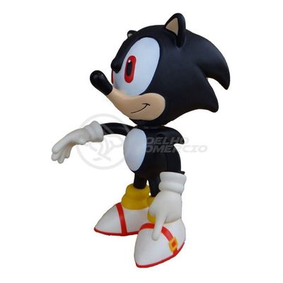 Boneco Action Figure Shadow Sonic Black Preto Articulado 23cm