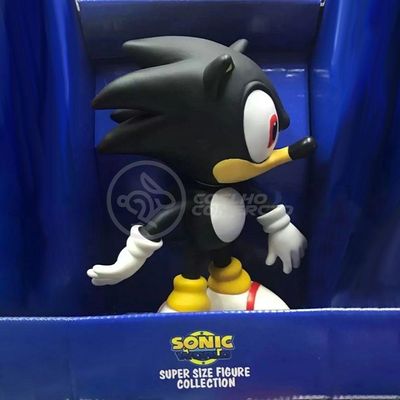 Boneco Action Figure Shadow Sonic Black Preto Articulado 23cm
