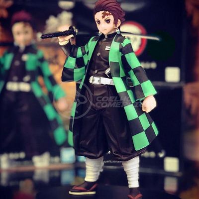 Action Figure Boneco Tanjiro Kamado Demon Slayer 14cm