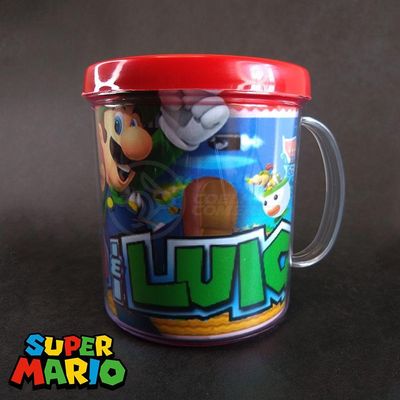 Kit Boneco Colecion. Toad Cogum. 10Cm + Caneca Super Mario