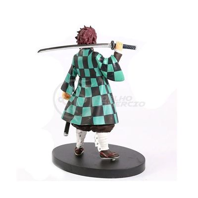 Action Figure Boneco Tanjiro Kamado Demon Slayer 14cm