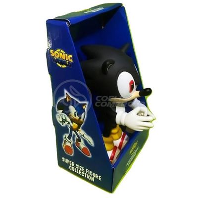 Boneco Action Figure Shadow Sonic Black Preto Articulado 23cm