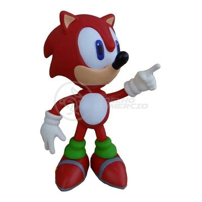 Boneco Action Figure Knuckles The Echidna Articulado 23cm