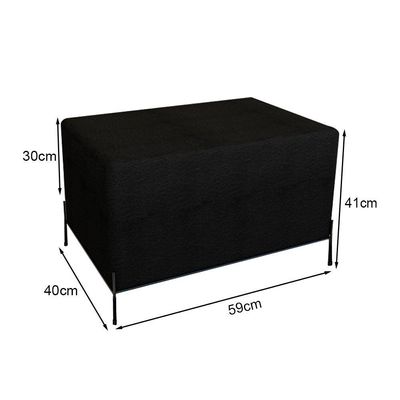 Puff Barcelona Preto - Cor: Preto