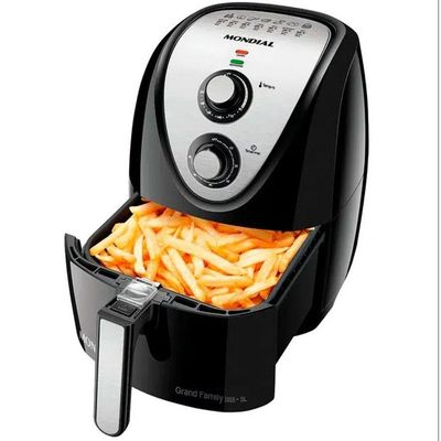 Fritadeira Air Fryer Mondial Family 5l 1900w Preto/inox 110V 110v