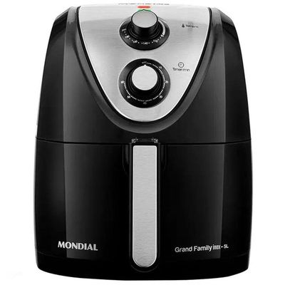 Fritadeira Air Fryer Mondial Family 5l 1900w Preto/inox 110V 110v