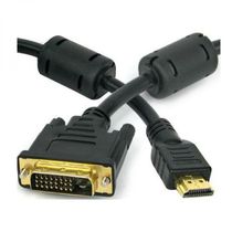 Cabo Conversor Hdmi Macho para Dvi I Macho com Filtro 1.8m