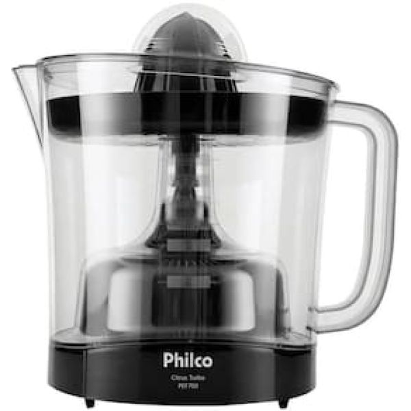 Espremedor de Frutas Philco Citrus Turbo PEF700P com 2 Cones 1,5L e 70 W - Preto preto / 110
