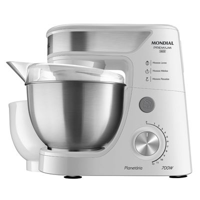 Batedeira Planetária Premium Inox Mondial – BP-02P-W-TI 110V