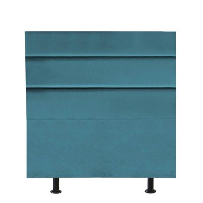 Cabeceira Estofada Argentina 90cm Solteiro Para Cama Box Quarto Suede Azul Turquesa - Gat Magazine