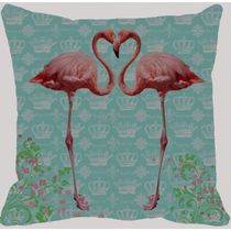 Almofada Flamingo Coroa