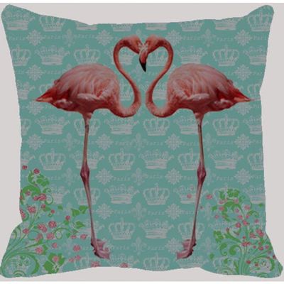 Almofada Flamingo Coroa