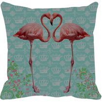 Almofada Flamingo Coroa