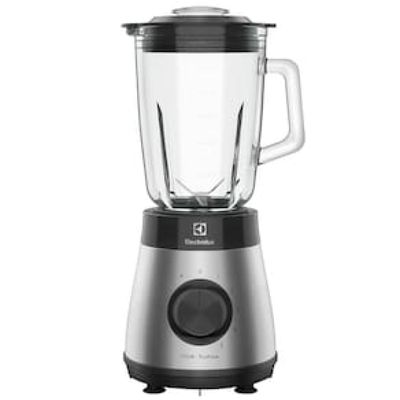 Liquidificador Electrolux EBS30 Aço Inox Escovado/Preto com Copo de Vidro 700W e 5 Velocidades Preto,Cinza / 220