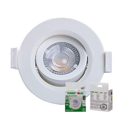 Spot De Led Embutir Alltop Mr11 Redondo 3W Bivolt Taschibra 4000K Branco Neutro Bivolt
