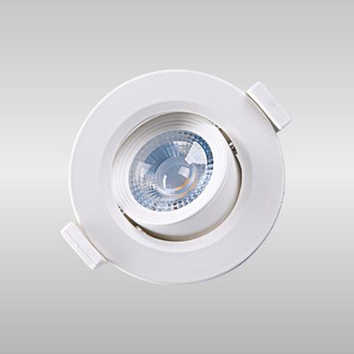 Spot De Led Embutir Alltop Mr16 Redondo 5W Bivolt Taschibra 4000K Branco Neutro Bivolt