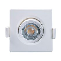 Spot De Led Embutir Alltop Mr11 Quadrado 3W Bivolt Taschibra 3000K Branco Quente