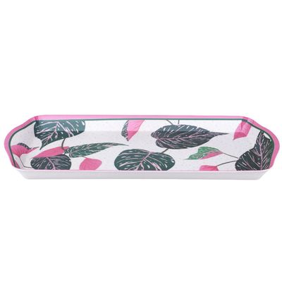 Bandeja Fibra de Bambu Retangular Caladium Cazza
