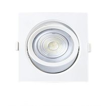 Spot De Led Embutir Alltop Par30 Quadrado 10W Bivolt Taschibra 3000K Branco Quente