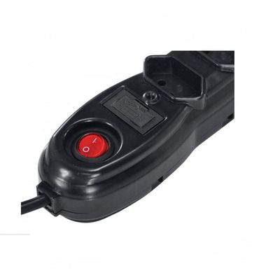 Filtro De Linha 5 Tomadas Com Fusivel E Chave Cabo Pp 3X0,75 0,75M Fl5T Pacote Plastico Bivolt