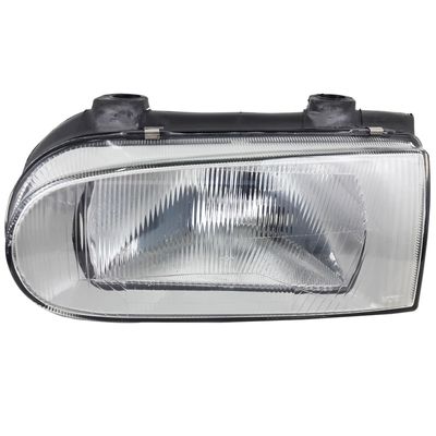 Farol Principal Cinza com Carcaça Preta Gol Parati Saveiro Versão G2 95 até 99