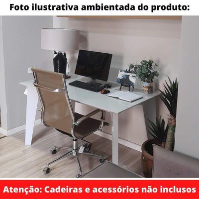Mesa De Jantar Lisboa Univ Retangular 180 Cm Tampo De Madeira Com Laca Branca Brilhante
