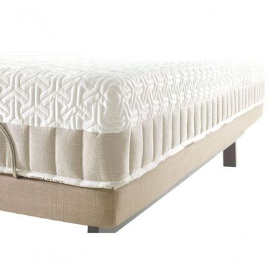 Colchão De Látex Articulado Bege 25cm King 193x203cm