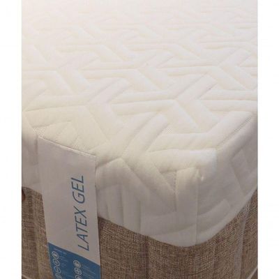 Colchão De Látex Articulado Bege 20cm King 193x203cm
