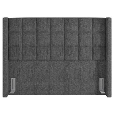 Cabeceira Cama Box Casal King 195cm P05 Paris Cinza Escuro