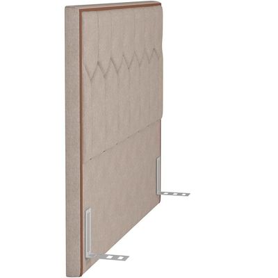 Cabeceira Cama Box Casal King 195cm P05 Londres Linho Bege