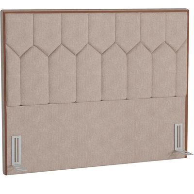 Cabeceira Cama Box Casal King 195cm P05 Londres Linho Bege