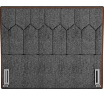 Cabeceira Cama Box Casal King 195cm P05 Londres Cinza Escuro