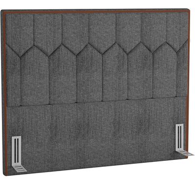 Cabeceira Cama Box Casal King 195cm P05 Londres Cinza Escuro