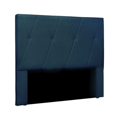 Cabeceira Cama Box King Aquilla 195Cm Veludo Azul Marinho