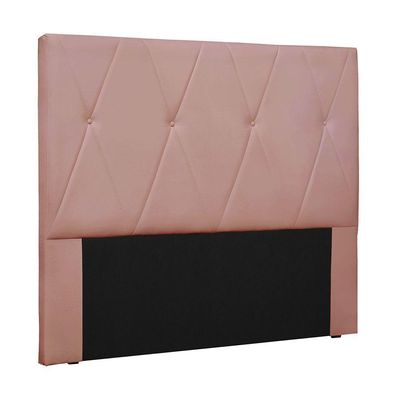 Cabeceira Para Cama Box Queen Aquilla 160Cm Veludo Rosa